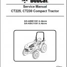 Bobcat CT225 CT230 Compact Tractor Service Manual on a CD -- CT 225 230