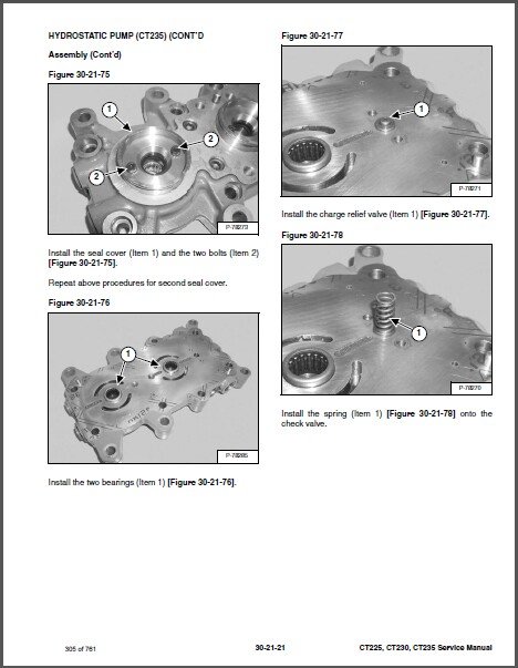 Bobcat Ct235 Parts Diagrams