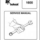 Bobcat 1600 Loader Service Manual on a CD