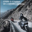 CFMoto 650TK ( CF650-2 / CF650J ) Service & Owner's Manual CD - CF Moto 650 TK
