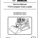 Bobcat T770 Compact Track Loader Service Manual on a CD