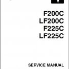 Yamaha F200 LF200 F225 LF225 4-Stroke Outboards Service Repair Manual CD