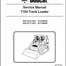 Bobcat T190 Compact Track Loader Service Manual on CD
