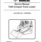 Bobcat T320 Compact Track Loader Service Manual on a CD