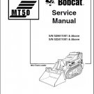 Bobcat MT50 Mini Track Loader Service Repair Manual on a CD -- MT 50