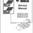 Bobcat MT52 MT55 Mini Track Loader Service Repair Manual on a CD -- MT 52 55