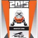 2015 Arctic Cat Bearcat / Lynx 2000 5000 Snowmobile Service Manual CD