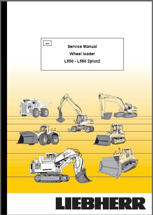 LIEBHERR L550 L556 L566 L576 L580 Wheel Loaders Service Manual CD