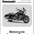 2011-2012 Kawasaki VULCAN 1700 VAQUERO / VN1700 VOYAGER Service Manual on a CD
