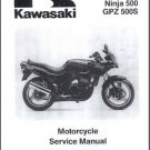1994-2009 Kawasaki Ninja 500 ( GPZ 500S ) Service Manual on a CD