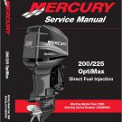 Mercury 200 225 OptiMax DFI Outboards Service Manual CD