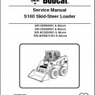 Bobcat S160 Skid Steer Loader Service Manual CD --- S 160