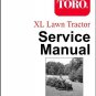 Toro XL Lawn & Garden Tractor Repair Service Manual CD -- 12-38 16-38 15-44 XHL