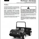TORO Workman HD, HDX and HDX- D UTV Utility Vehicles Service Manual on a CD