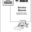 Bobcat Toolcat 5600 Utility Work Machine Service Manual on a CD