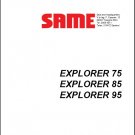 SAME EXPLORER 75 85 95 Tractor Service Workshop Manual CD