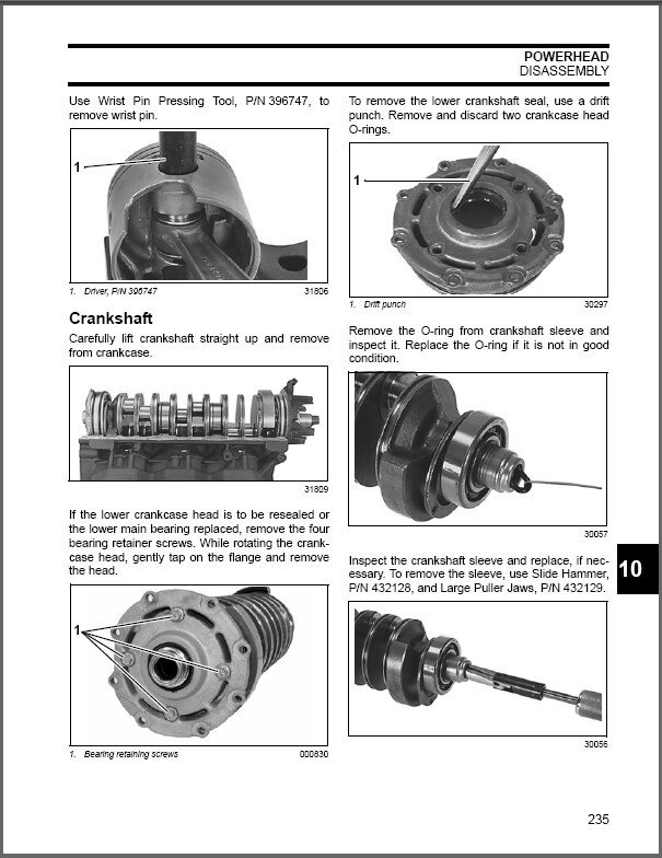 Evinrude E-TEC 200 225 250 HP Outboard Motor Service Manual CD