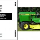 John Deere 400 Hydrostatic Lawn & Garden Tractor Service Repair Manual CD
