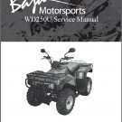 Baja Wilderness Trail 250 ( WD250U ) Service Repair & Parts Manual on a CD