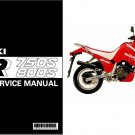 1988-1997 Suzuki DR 750 S / DR 800 S ( DR Big ) Service Manual on a CD