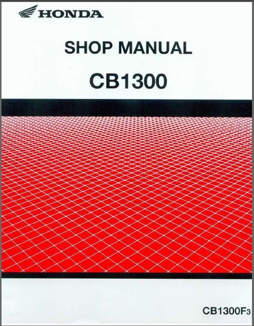 Honda CB1300 (CB1300F3) Service Repair Shop Manual on a CD - CB 1300