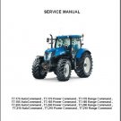 New Holland T7.170 / T7.185 / T7.200 / T7.210 Tractor Service Manual CD