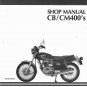 78-81 Honda CB400T CM400T CM400A CM400E CM400C Service Repair Shop Manual on CD