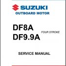 2010-2016 Suzuki DF8A DF9.9A Outboard Motor Service Repair Manual CD