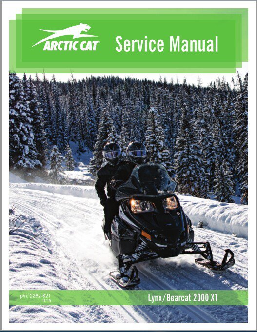 2020 Arctic Cat Lynx 2000 LT / Bearcat 2000 XT Snowmobiles Service Repair Manual CD