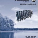 2010 Evinrude E-tec 15 25 30 HP Outboard Motor Service Repair Manual CD