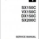 Yamaha SX150 VX150 DX150 SX200 2-Stroke EFI Outboard Motors Service Manual CD
