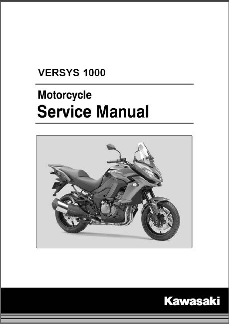 2015-2018 Kawasaki Versys 1000 Service Repair Manual on a CD