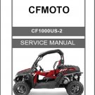 CFMoto ZForce 1000 ( CF1000US-2 ) UTV Service Repair Manual on a CD