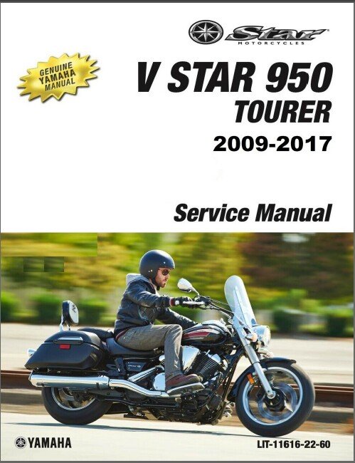 2009-2017 Yamaha XVS95 V-Star 950 / Tourer Service Repair Manual CD