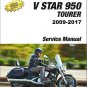 2009-2017 Yamaha XVS95 V-Star 950 / Tourer Service Repair Manual CD