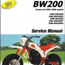 1985-1988 Yamaha BW200 ( BW 200 ) Big Wheel Service Repair Manual on a CD