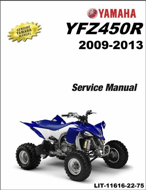 2009-2013 Yamaha YFZ450R ( YFZ 450 R ) ATV Service Repair Manual CD