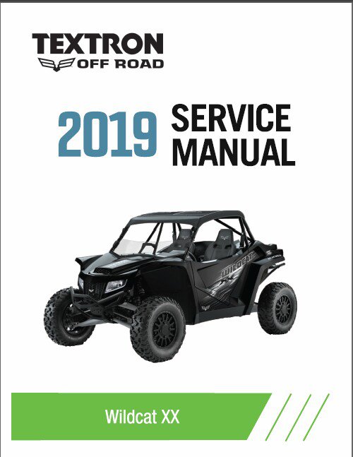 2019 Arctic Cat ( Textron ) Wildcat XX UTV Service Repair Manual on a CD