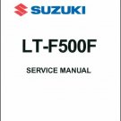 1998-2002 Suzuki LT-F500F QuadRunner 500 Service Repair Manual CD - Quad Runner