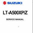 2009-2017 Suzuki King Quad 500 AXi / LT-A500XP / LT-A500XPZ Service Manual CD