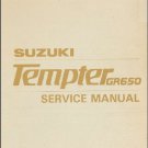 983-1989 Suzuki GR650 GR650X Tempter Service Repair Manual CD .... GR 650 X 650X