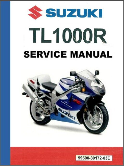 1998-2002 Suzuki TL1000R Repair Service & Parts Manual CD -- TL 1000R 1000 R