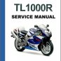 1998-2002 Suzuki TL1000R Repair Service & Parts Manual CD -- TL 1000R 1000 R