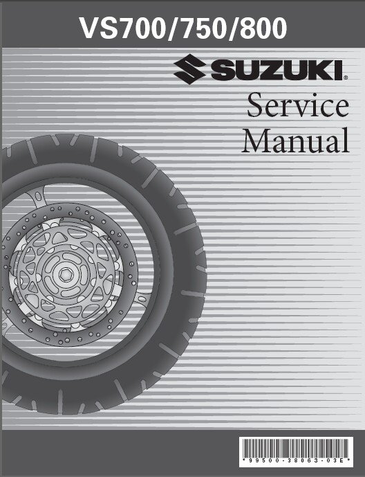 1986-2009 Suzuki Intruder 700 750 800 ( VS700 VS750 VS800 ) Service Manual CD