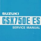 1983-1987 Suzuki GSX750E / GSX750ES Service Repair Manual on a CD  --  GSX 750