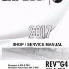 2017 Ski-Doo REV G4 850 E-Tec (MXZ, Summit, Renegade) Service Repair Manual CD