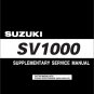 2003-2007 Suzuki SV1000 / SV1000S Service Repair Shop Manual CD -- SV 1000 S 1000S