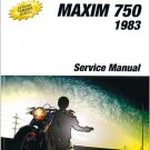 1981-85 Yamaha XJ750 Maxim / XJ750X Maxim X / Seca 750 Service Repair Manual CD