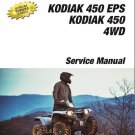 2018-2019 Yamaha Kodiak 450 EPS / 450 4WD ATV Service Repair Manual on a CD