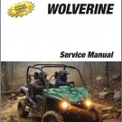 2016 Yamaha Wolverine 700 UTV Service Repair Manual on a CD